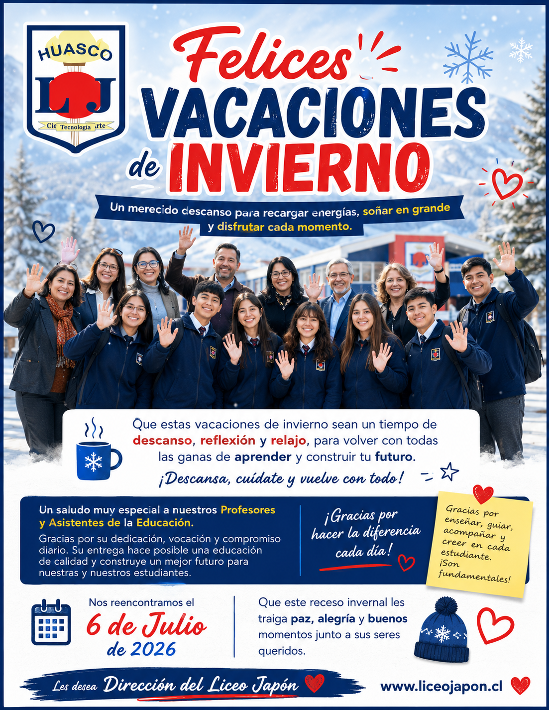 Comunicado Liceo Japón